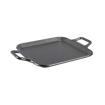 Ferro fundido temperado Griddle Lodge BOLD de 30 cm com alças de laço
