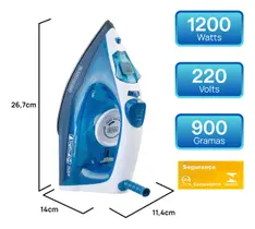 Ferro Passar Vapor Black Decker FX2150 Roupas Antiaderente Autolimpante Doméstico Praticidade Eficiência 220V