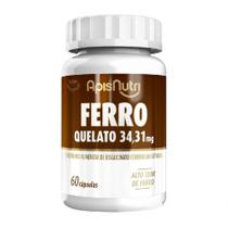 Ferro Quelato 34,31mg 60 Caps