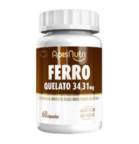 Ferro Quelato 34,31mg (60 caps) - Padrão: Único Ferro Quelato 34,31mg (60 caps) - Padrão: Único