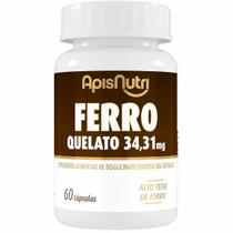 Ferro Quelato 350Mg 60 Caps - ApisNutri Ferro Quelato 350Mg 60 Caps - ApisNutri