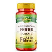 Ferro Quelato 60 cápsulas 500mg Unilife - Unilife Vitamins