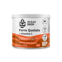 Ferro quelato+vitamina c 60 caps 400mg ocean drop