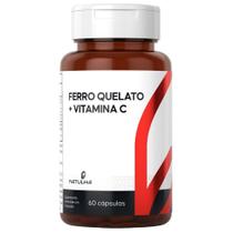 Ferro Quelato + Vitamina C 60 Capsulas - Natulha