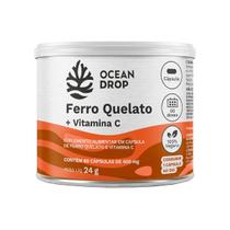 Ferro Quelato + Vitamina C Ocean Drop 60 cápsulas Ferro Quelato + Vitamina C Ocean Drop 60 cápsulas