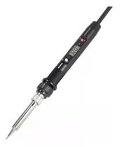 Ferro Solda 80w De Temperatura Elétrica Profissional Lcd 1 + NF Ferro Solda 80w De Temperatura Elétrica Profissional Lcd 1 + NF
