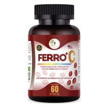 Ferro + Vitamina C Quelado Premium 60 Cápsu - Fits Life Ferro + Vitamina C Quelado Premium 60 Cápsu - Fits Life