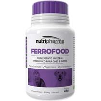 Ferrofood 800 mg nutripharme 24g - NUTRIPHARM SAUDE ANIMAL