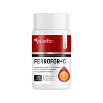 Ferrofor + vitamina c purafor quality suplemento de ferro de alta absorção 60 cápsulas Ferrofor + vitamina c purafor quality suplemento de ferro de alta absorção 60 cápsulas