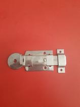 Ferrolho Chato inox 4" com Porta Cadeado Mahler