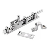 Ferrolho De Sobrepor Cromado 12cm