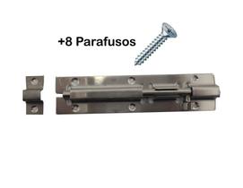 Ferrolho Trinco para Porta 15 cm. 1 unidade + 8 parafusos - Idea Ferrolho Trinco para Porta 15 cm. 1 unidade + 8 parafusos - Idea