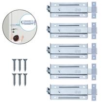 Ferrolho Trinco Tarjeta Fecho Chato Porta Janela 10Cm 05 Un Ferrolho Trinco Tarjeta Fecho Chato Porta Janela 10Cm 05 Un