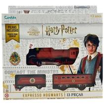 Ferrovia Magica HARRY Potter Expresso Hogwarts 13 Peças Candide