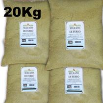 Fertilizante 20kg Sulfato De Ferro 20%(fe) Heptahidratado