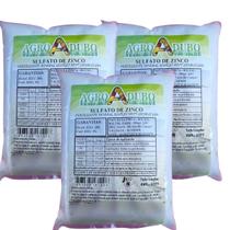 Fertilizante 3kg Sulfato de Zinco 20%Zn 10%S Soluvel em Agua