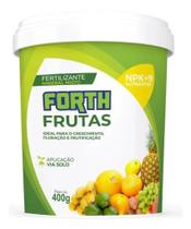 Fertilizante Adubo Mineral Misto Forth Frutas Npk+9 Nutrientes 400g Fertilizante Adubo Mineral Misto Forth Frutas Npk+9 Nutrientes 400g