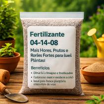 Fertilizante Adubo NPK 04.14.08 Premium Granulado 2kg