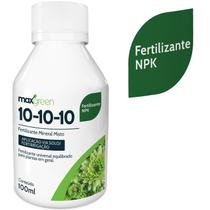 Fertilizante Adubo NPK liquido 10.10.10 100ml - Maxgreen