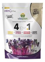 Fertilizante Adubo Orgânico 4 em 1 Torta Farinha Humus Carvão Vitaplan Nutriplan Pouch 700 Grs Fertilizante Adubo Orgânico 4 em 1 Torta Farinha Humus Carvão Vitaplan Nutriplan Pouch 700 Grs