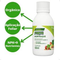 Fertilizante Adubo Orgânico Forth Hortaliças Foliar 60ml