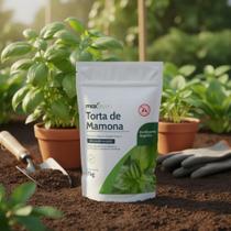 Fertilizante Adubo Orgânico Natural Torta Mamona 1kg Jardim Maxgreen
