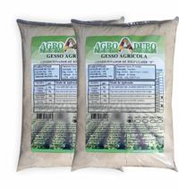 Fertilizante Gesso Agricola Pacote 2Kg Sulfato Calcio Adubo
