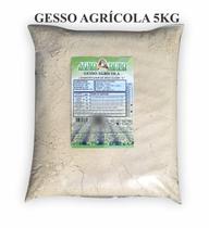 Fertilizante Gesso Agricola Pacote 5Kg Sulfato Calcio Adubo