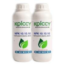Fertilizante Liquido Concentrado 1Litro / 2Uni - 10.10.10 Rende 400l