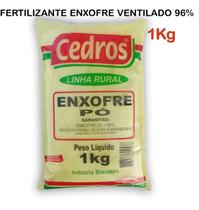 Fertilizante Mineral Enxofre Puro 1 Pacote 1kg Orgânico