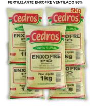 Fertilizante Mineral Enxofre Puro 5 Pacotes 1kg cada Orgânico Fertilizante Mineral Enxofre Puro 5 Pacotes 1kg cada Orgânico