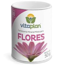 Fertilizante Mineral Misto em Pastilhas Vitaplan para Flores 50G