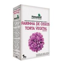 Fertilizante mineral misto humusfertil torta de mamona + farinha de osso fertilizare - 1kg