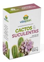 Fertilizante Mineral Misto NPK Cactos e Suculentas 150g Vitaplan - Nutriplan
