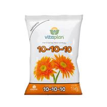 Fertilizante Mineral Misto Pouch 10-10-10 Nutriplan 1 Kg 1kg