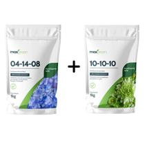 Fertilizante Mineral NPK 04-14-08 + 10-10-10 (1Kg) MAXGREEN