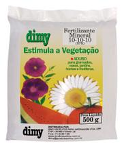 Fertilizante Mineral NPK 10-10-10 Granulado 500g DIMY Fertilizante Mineral NPK 10-10-10 Granulado 500g DIMY