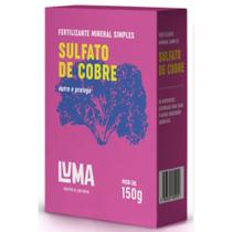 Fertilizante Mineral Simples Sulfato de Cobre 150g - Luma