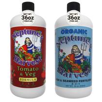 Fertilizante Neptune's Harvest para Tomates y Verduras 2-4-2 y Fertilizante de Pescado y Algas 2-3-1