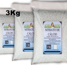 Fertilizante Nitrato De Calcio 3Kg Ferti Adubo Hidroponia