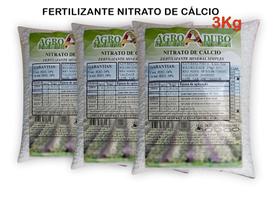 Fertilizante Nitrato De Calcio 3Kg Ferti Adubo Hidroponia