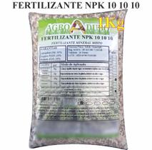 Fertilizante NPK 10 10 10 - 1Kg Jardins, Arvores, Frutiferas