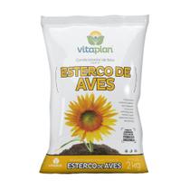 Fertilizante Orgânico Esterco de Aves Vitaplan 2kg