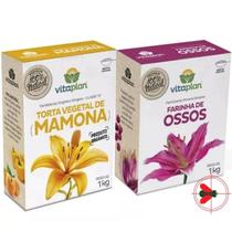 Fertilizante Orgânico Torta Vegetal Mamona + Farinha De Osso
