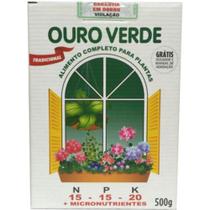 Fertilizante ouro verde pó 500 grs - Sempre Verde