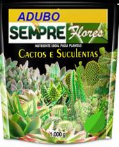 Fertilizante p/ Cactos e Suculentas Plantas & Flores 1KG