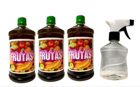 Fertilizante Para Frutíferas Pronto pra Uso - 1Litro - 3 unidades + borrifador