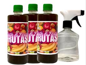 Fertilizante Para Frutíferas Pronto pra Uso - 500ml - 3 unidades + borrifador