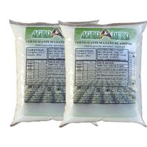 Fertilizante Sulfato De Amônio 2Kg Adubo 100% Soluvel