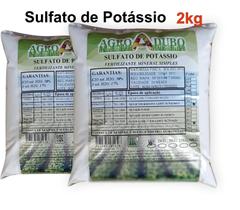 Fertilizante Sulfato De Potassio 2kg Hidroponia Soluvel